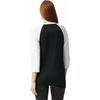 image:imageAmerican Apparel Unisex Adult CVC Raglan TShirt Style G2003cvc 2PackBlackWhite 2pack