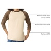 image:imageAmerican Apparel Unisex Adult CVC Raglan TShirt Style G2003cvc 2PackHeather BoneHeather Army 2pack