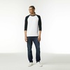 image:imageAmerican Apparel Unisex Adult CVC Raglan TShirt Style G2003cvc 2PackWhiteBlack 2pack