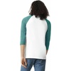 image:imageAmerican Apparel Unisex Adult CVC Raglan TShirt Style G2003cvc 2PackWhiteHeather Arctic 2pack