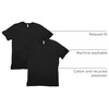 image:imageAmerican Apparel Unisex Adult CVC TShirt Style G2001cvc 2PackBlack 2pack