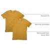 image:imageAmerican Apparel Unisex Adult CVC TShirt Style G2001cvc 2PackHeather Mustard 2pack