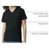 image:imageAmerican Apparel Unisex Adult CVC VNeck TShirt Style G2006cvc 2PackBlack 2pack