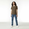 image:imageAmerican Apparel Unisex Adult CVC VNeck TShirt Style G2006cvc 2PackHeather Army 2pack