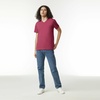 image:imageAmerican Apparel Unisex Adult CVC VNeck TShirt Style G2006cvc 2PackHeather Cardinal 2pack