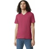 image:imageAmerican Apparel Unisex Adult CVC VNeck TShirt Style G2006cvc 2PackHeather Cardinal 2pack