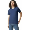 image:imageAmerican Apparel Unisex Adult CVC VNeck TShirt Style G2006cvc 2PackHeather Indigo 2pack