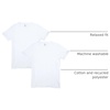image:imageAmerican Apparel Unisex Adult CVC VNeck TShirt Style G2006cvc 2PackWhite 2pack