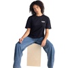 image:imageAmerican Apparel Unisex Adult Fine Jersey TShirt Style G2001 MultipackBlack  White Logo Left Print  1pack