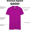 image:imageAmerican Apparel Unisex Adult Fine Jersey TShirt Style G2001 MultipackBlack 2pack