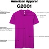 image:imageAmerican Apparel Unisex Adult Fine Jersey TShirt Style G2001 MultipackHeather Grey 2pack