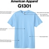image:imageAmerican Apparel Unisex Adult Heavyweight Cotton TShirt Style G1301G1301gd MultipackAsh Grey 2pack
