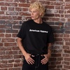 image:imageAmerican Apparel Unisex Adult Heavyweight Cotton TShirt Style G1301G1301gd MultipackBlack  White Logo Center Print  1pack