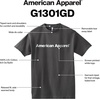 image:imageAmerican Apparel Unisex Adult Heavyweight Cotton TShirt Style G1301G1301gd MultipackFaded Black  White Logo Center Print  1pack