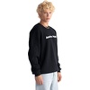 image:imageAmerican Apparel Unisex Adult Reflex Fleece Crewneck Sweatshirt Grf496aaBlack  White Logo Center Print  1pack