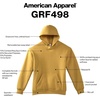 image:imageAmerican Apparel Unisex Adult Reflex Fleece Pullover Hoodie Sweatshirt Grf498aaHeather Grey