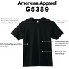 image:imageAmerican Apparel Unisex Adult Sueded TShirt Style G5389 MultipackSueded Arctic 2pack