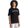 image:imageAmerican Apparel Unisex Adult Sueded TShirt Style G5389 MultipackSueded Black  White Logo Center Print  1pack