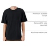 image:imageAmerican Apparel Unisex Adult Sueded TShirt Style G5389 MultipackSueded Black 2pack