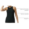 image:imageAmerican Apparel Womens CVC Racerneck Style G101CVC Tank 2PackBlack 2pack