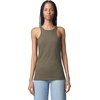 image:imageAmerican Apparel Womens CVC Racerneck Style G101CVC Tank 2PackHeather Army 2pack