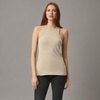 image:imageAmerican Apparel Womens CVC Racerneck Style G101CVC Tank 2PackHeather Bone 2pack