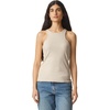 image:imageAmerican Apparel Womens CVC Racerneck Style G101CVC Tank 2PackHeather Bone 2pack