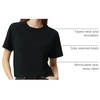 image:imageAmerican Apparel Womens Fine Jersey Boxy TShirt Style G102 2PackBlack 2pack