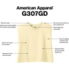 image:imageAmerican Apparel Womens Heavyweight Cotton Boxy Cropped Garment Dyed Muscle Style G307GD Muscle TShirt 2PackFaded Brown 2pack