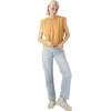 image:imageAmerican Apparel Womens Heavyweight Cotton Boxy Cropped Garment Dyed Muscle Style G307GD Muscle TShirt 2PackFaded Mustard 2pack