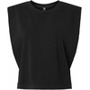 image:imageAmerican Apparel Womens Heavyweight Cotton Boxy Cropped Garment Dyed Muscle Style G307GD Muscle TShirt 2PackTrue Black 2 Pack