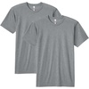 image:imageAmerican Apparel Mens TriBlend Track TShirt 2PackAthletic Grey 2pack