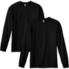 image:imageAmerican Apparel Unisex Adult Long Sleeve TShirt Style G1304 2PackBlack 2pack