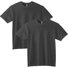 image:imageAmerican Apparel Unisex Adult Sueded TShirt Style G5389 MultipackSueded Black 2pack