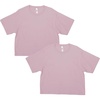 image:imageAmerican Apparel Womens Fine Jersey Boxy TShirt Style G102 2PackBlush 2pack