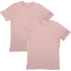 image:imageAmerican Apparel Unisex Adult CVC TShirt Style G2001cvc 2PackHeather Blush 2pack