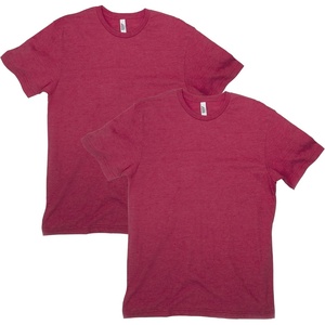 image:imageAmerican Apparel Unisex Adult CVC TShirt Style G2001cvc 2PackHeather Cardinal 2pack