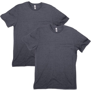 image:imageAmerican Apparel Unisex Adult CVC TShirt Style G2001cvc 2PackHeather Charcoal 2pack