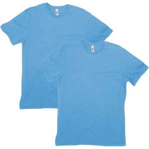 image:imageAmerican Apparel Unisex Adult CVC TShirt Style G2001cvc 2PackHeather Light Blue 2pack