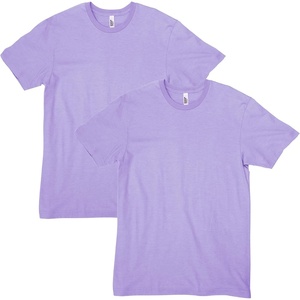 image:imageAmerican Apparel Unisex Adult CVC TShirt Style G2001cvc 2PackHeather Lilac 2pack