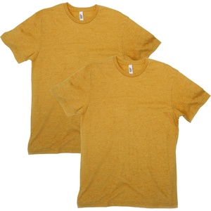 image:imageAmerican Apparel Unisex Adult CVC TShirt Style G2001cvc 2PackHeather Mustard 2pack