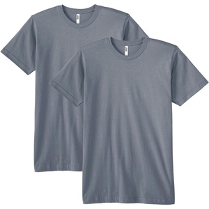 image:imageAmerican Apparel Unisex Adult Fine Jersey TShirt Style G2001 MultipackAsphalt 2pack