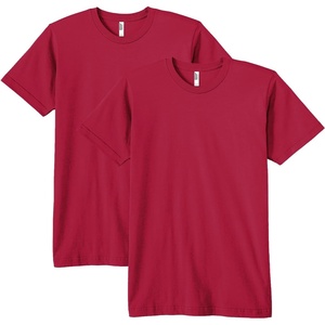 image:imageAmerican Apparel Unisex Adult Fine Jersey TShirt Style G2001 MultipackCranberry 2pack