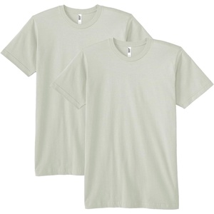 image:imageAmerican Apparel Unisex Adult Fine Jersey TShirt Style G2001 MultipackNew Silver 2pack