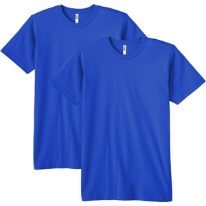 image:imageAmerican Apparel Unisex Adult Fine Jersey TShirt Style G2001 MultipackRoyal Blue 2pack