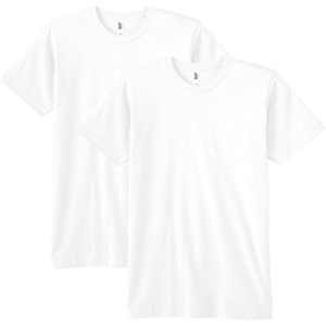 image:imageAmerican Apparel Unisex Adult Fine Jersey TShirt Style G2001 MultipackWhite 2pack