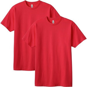 image:imageAmerican Apparel Unisex Adult Heavyweight Cotton TShirt Style G1301G1301gd MultipackRed 2pack