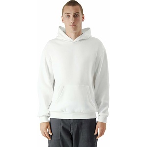 image:imageAmerican Apparel Unisex Adult Reflex Fleece Pullover Hoodie Sweatshirt Grf498aaWhite