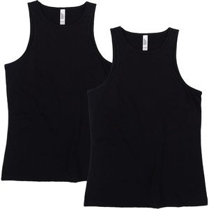 image:imageAmerican Apparel Womens CVC Racerneck Style G101CVC Tank 2PackBlack 2pack