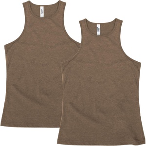 image:imageAmerican Apparel Womens CVC Racerneck Style G101CVC Tank 2PackHeather Army 2pack